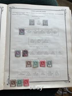 Album de timbres internationaux Scotts illustré et gravé 1901-1912, plus de 1700 timbres