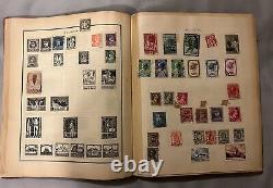 Album de timbres-poste MODERN vintage de 1935 Plus de 3000 timbres du monde entier antérieurs aux années 1960