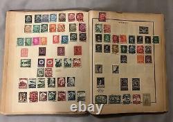 Album de timbres-poste MODERN vintage de 1935 Plus de 3000 timbres du monde entier antérieurs aux années 1960