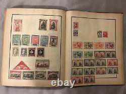 Album de timbres-poste MODERN vintage de 1935 Plus de 3000 timbres du monde entier antérieurs aux années 1960