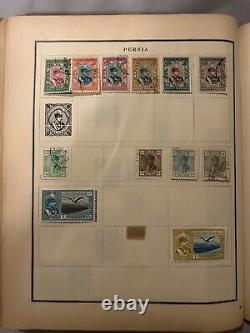 Album de timbres-poste MODERN vintage de 1935 Plus de 3000 timbres du monde entier antérieurs aux années 1960