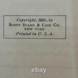 Album de timbres-poste Scott International Junior 1930 avec collection de timbres vintage