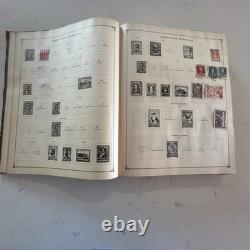 Album de timbres-poste Scott International Junior 1930 avec collection de timbres vintage Album de timbres-poste Scott International Junior 1930 avec collection de timbres vintage