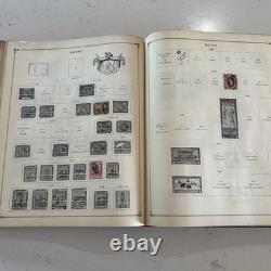 Album de timbres-poste Scott International Junior 1930 avec collection de timbres vintage
