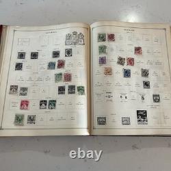 Album de timbres-poste Scott International Junior 1930 avec collection de timbres vintage