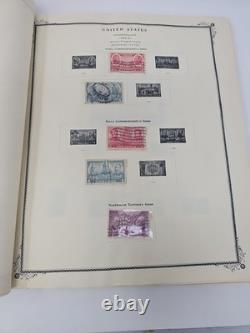 Album de timbres poste américain avec timbres 1847-1952 Lincoln Washington