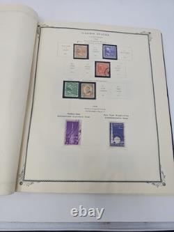 Album de timbres poste américain avec timbres 1847-1952 Lincoln Washington