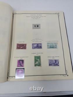 Album de timbres poste américain avec timbres 1847-1952 Lincoln Washington