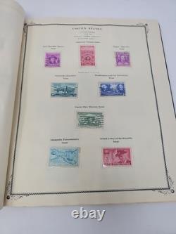 Album de timbres poste américain avec timbres 1847-1952 Lincoln Washington