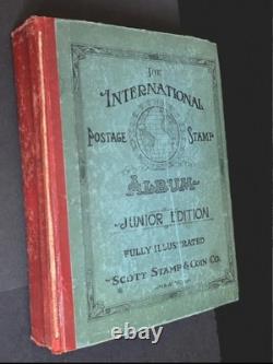 Album de timbres-poste junior international Scott 1933 ? COLLECTION DE TIMBRES VINTAGE