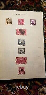 Album de timbres rares des États-Unis de 1873 aux années 1960 : 40 années de dur labeur dans la collection de timbres