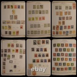 Album de timbres roumains 1862-1957, timbres MH, collection précieuse