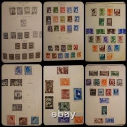 Album de timbres roumains 1862-1957, timbres MH, collection précieuse