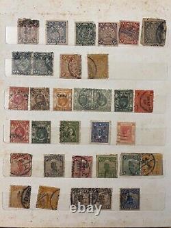 Album de timbres vintage - 314 timbres Ancienne collection / Timbres des États-Unis et étrangers