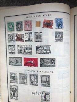 Album de timbres vintage - Collection/États-Unis et étrangers de la fin du XIXe siècle à nos jours (Album des années 30)