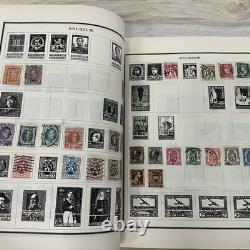 Album de timbres vintage MODERN daté de 1938, plus de 700 timbres, ancienne collection