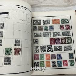 Album de timbres vintage MODERN daté de 1938, plus de 700 timbres, ancienne collection