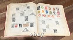 Album de timbres vintage Paragon Collection mondiale Allemagne Italie Grèce + plus