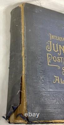 Album international de timbres-poste junior des années 1920-1930, des centaines de timbres, lire la description