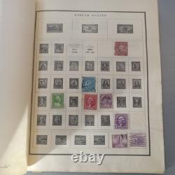 Album moderne de timbres-poste 1952, livre Scott Publications, plus de 1000 timbres non triés