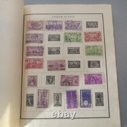 Album moderne de timbres-poste 1952, livre Scott Publications, plus de 1000 timbres non triés