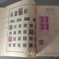Album moderne de timbres-poste 1952, livre Scott Publications, plus de 1000 timbres non triés
