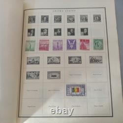 Album moderne de timbres-poste 1952, livre Scott Publications, plus de 1000 timbres non triés