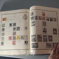 Album moderne de timbres-poste 1952, livre Scott Publications, plus de 1000 timbres non triés