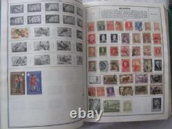 Album mondial de timbres H. E. Harris Senior Statesman 1979 avec des milliers de timbres