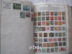 Album mondial de timbres H. E. Harris Senior Statesman 1979 avec des milliers de timbres