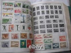 Album mondial de timbres H. E. Harris Senior Statesman 1979 avec des milliers de timbres