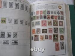 Album mondial de timbres H. E. Harris Senior Statesman 1979 avec des milliers de timbres