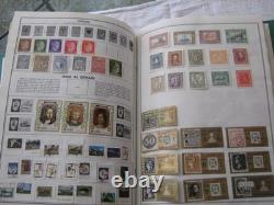 Album mondial de timbres H. E. Harris Senior Statesman 1979 avec des milliers de timbres