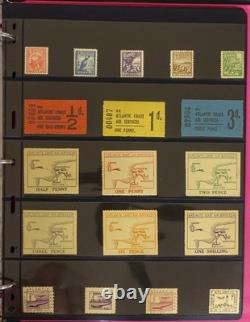 Album spécialisé pour une collection complète des timbres de la poste locale de l’île de Lundy ZAYIX