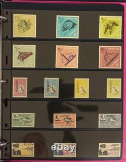 Album spécialisé pour une collection complète des timbres de la poste locale de l’île de Lundy ZAYIX