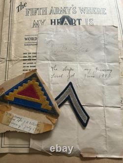 Albums de coupures et photos de James A. Elliott de la Seconde Guerre mondiale - Insignes, pièces de monnaie et collection extensive