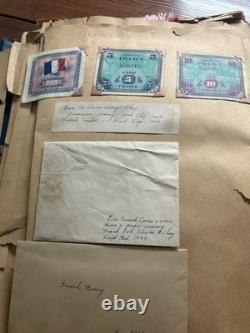 Albums de coupures et photos de James A. Elliott de la Seconde Guerre mondiale - Insignes, pièces de monnaie et collection extensive