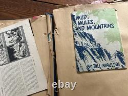 Albums de coupures et photos de James A. Elliott de la Seconde Guerre mondiale - Insignes, pièces de monnaie et collection extensive