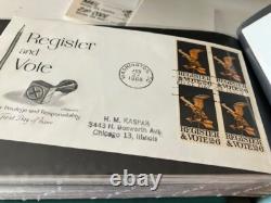 Albums de timbres, timbres non circulés et collection d'enfants