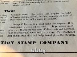 Albums de timbres, timbres non circulés et collection d'enfants