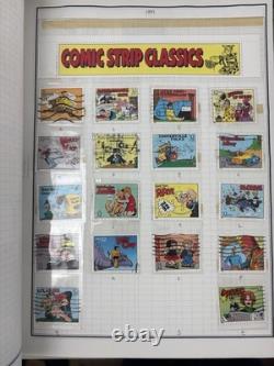 Albums et singles de collection de timbres - Utilisés et non utilisés