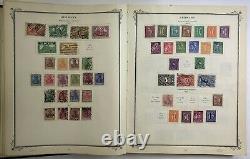 Albums internationaux Scott du 20ème siècle Partie 1-2 avec +3 400 timbres. KP-103