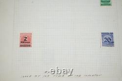 Allemagne 1868-1941 Collection de plus de 650 timbres neufs et oblitérés conservés dans un album