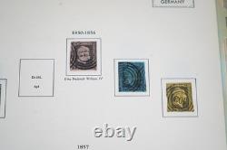 Allemagne 1868-1941 Collection de plus de 650 timbres neufs et oblitérés conservés dans un album