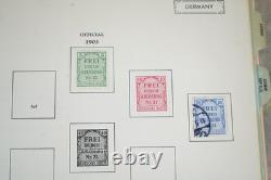 Allemagne 1868-1941 Collection de plus de 650 timbres neufs et oblitérés conservés dans un album