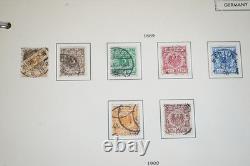 Allemagne 1868-1941 Collection de plus de 650 timbres neufs et oblitérés conservés dans un album