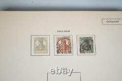 Allemagne 1868-1941 Collection de plus de 650 timbres neufs et oblitérés conservés dans un album