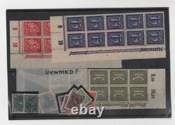 Allemagne 1875-1920 Collection sur 7 pages d’album, principalement des séries complètes utilisées, quelques exemplaires neufs