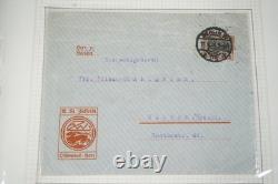 Allemagne 1920-1923 Collection spécialisée de 74 enveloppes d’inflation dans un album