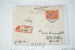 Allemagne 1920-1923 Collection spécialisée de 74 enveloppes d’inflation dans un album